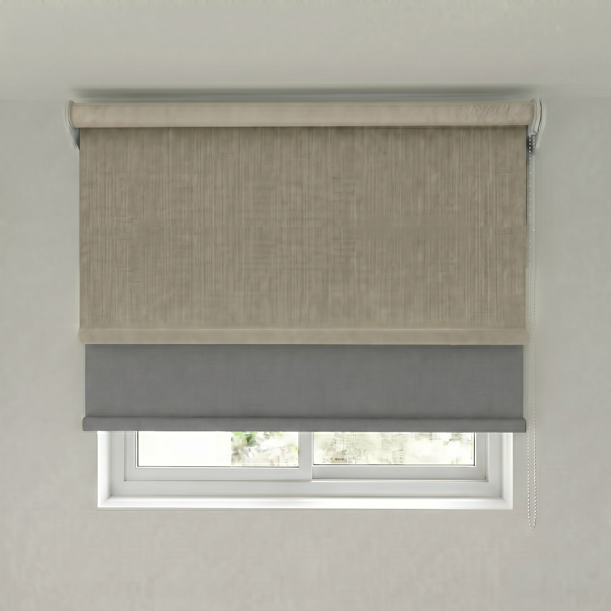 Persiana Dia y Noche (Beige/Gris)