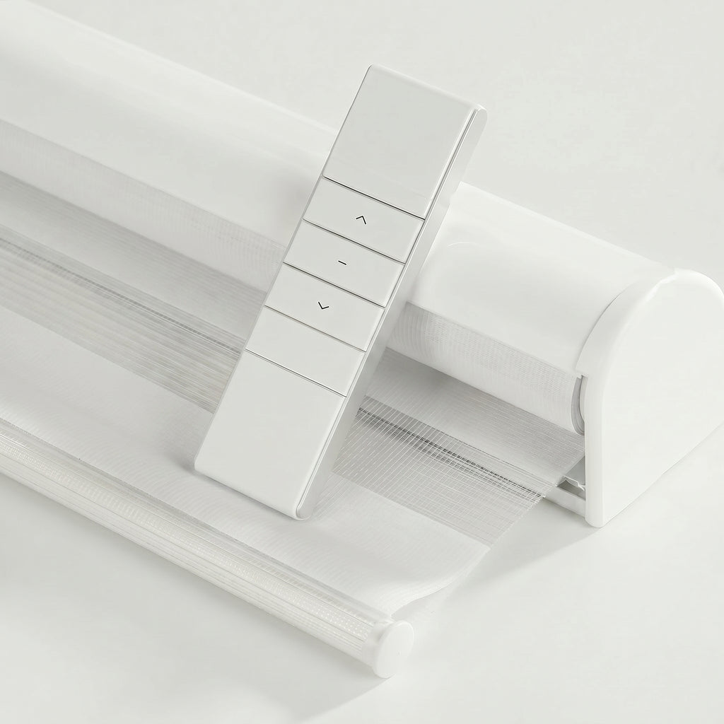 Persiana Motorizada Duo Sheer Elegance - Blanco
