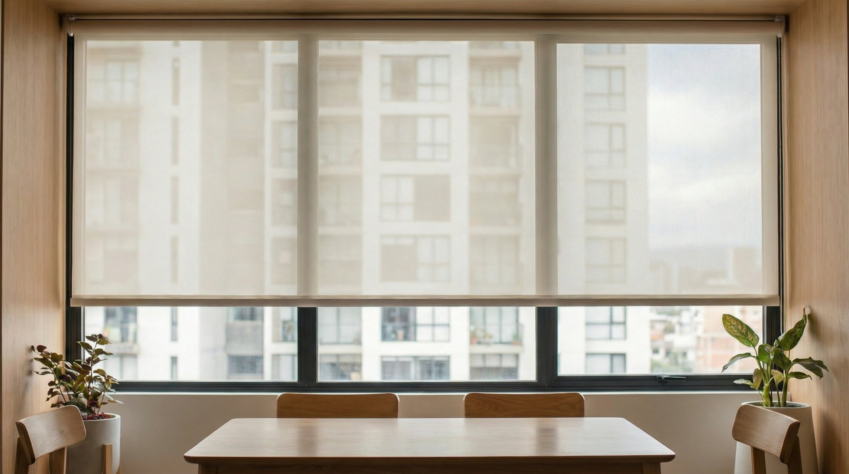 Persiana Malla solar color Beige CDMX