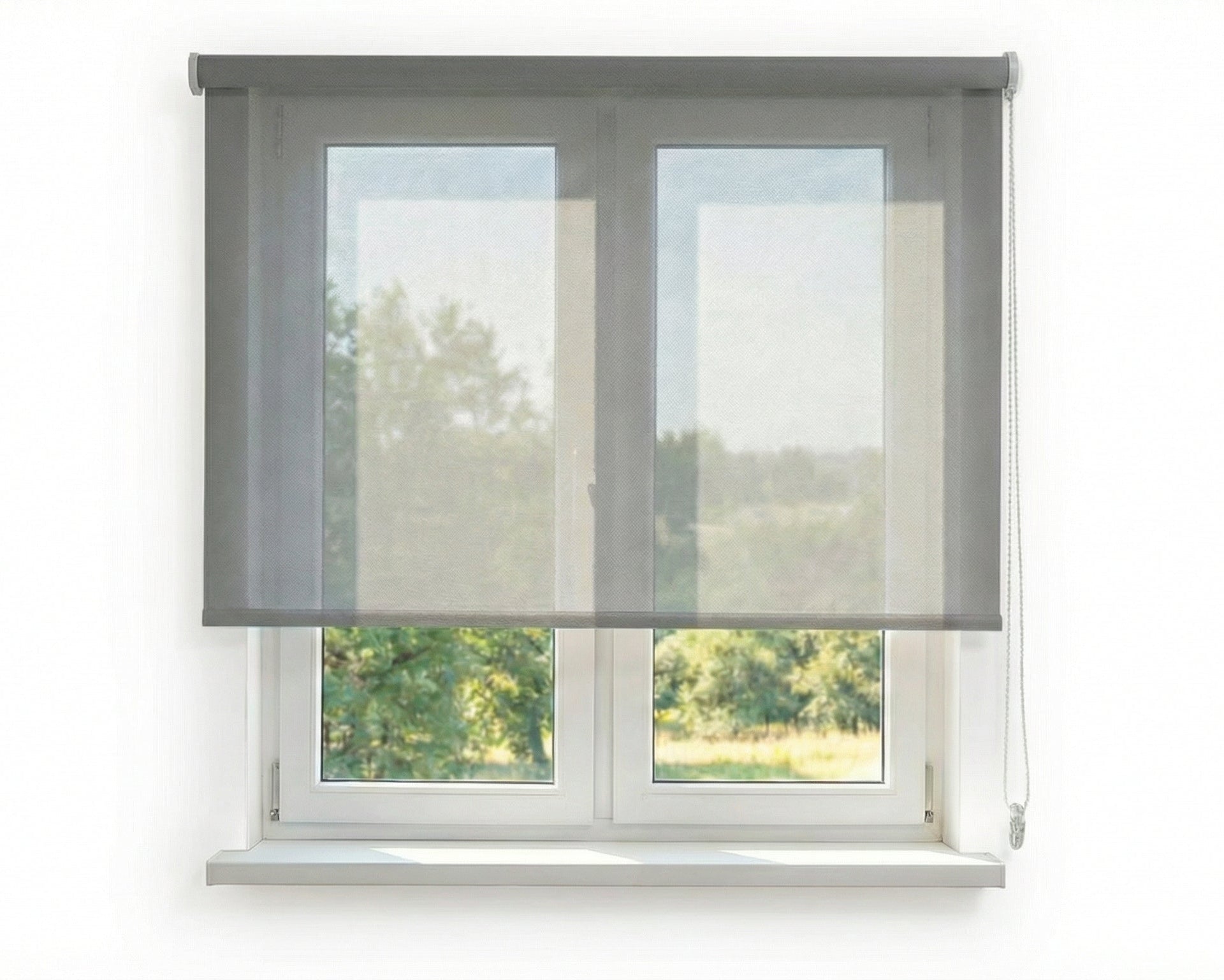 Persiana Malla solar color Gris