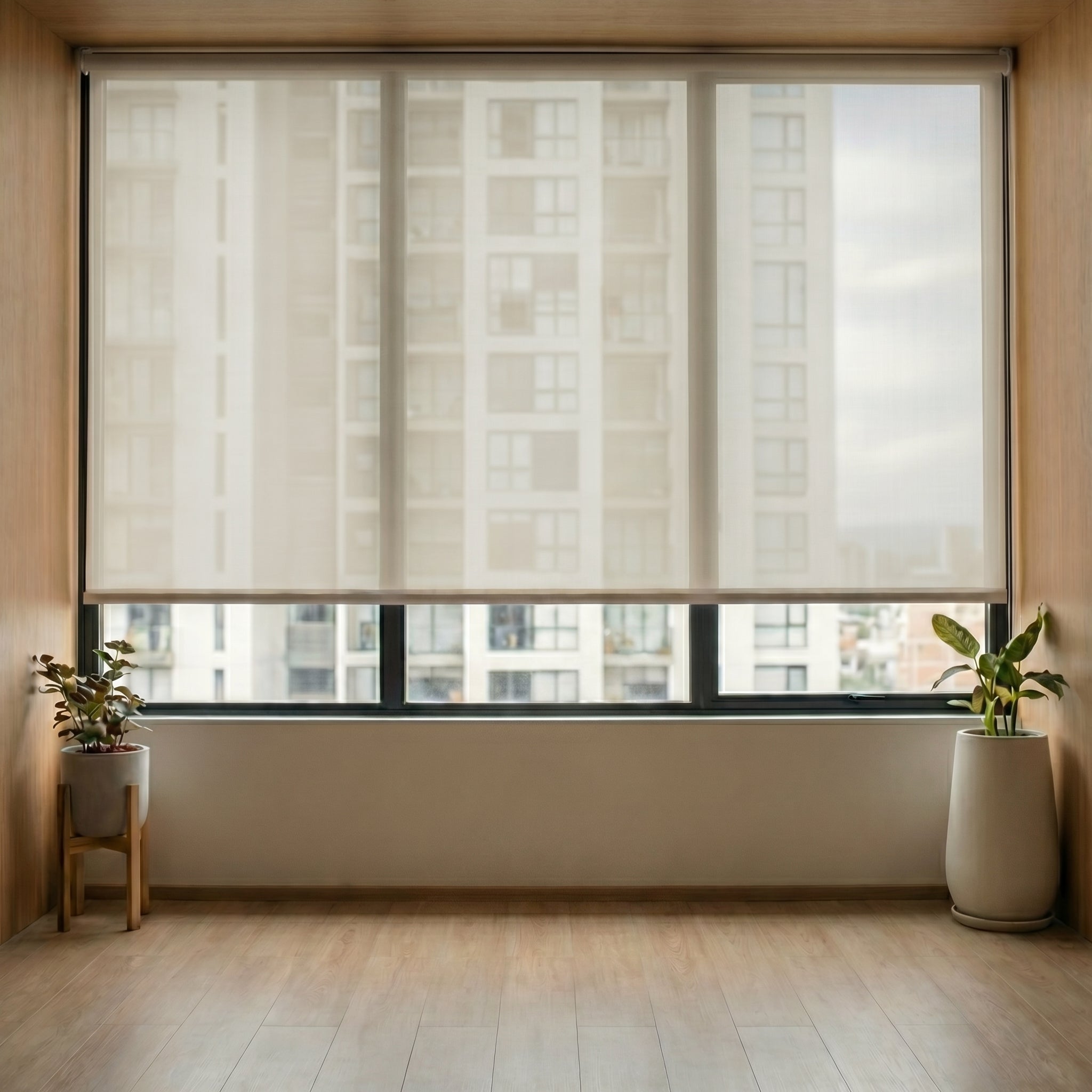 Persiana Enrollable Malla Solar - Beige