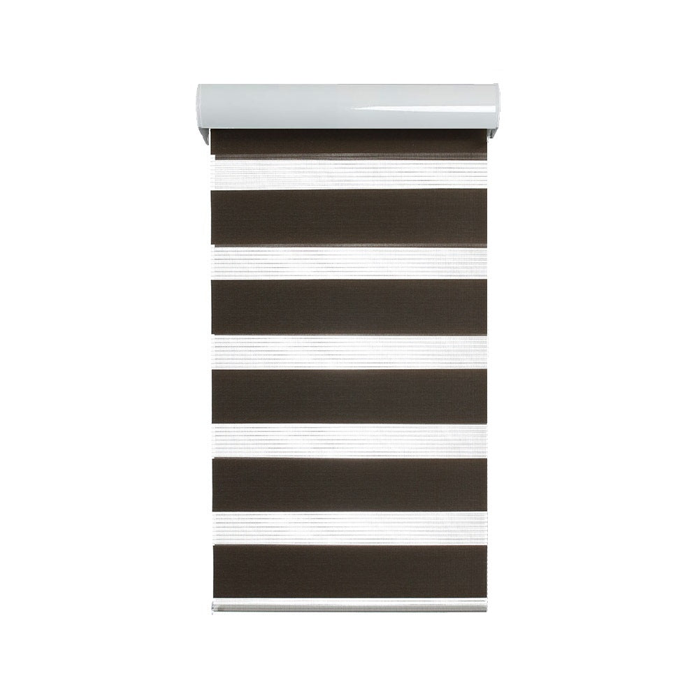 Persiana Motorizada Duo Sheer Elegance - Chocolate